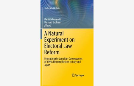 A Natural Experiment on Electoral Law Reform  - Evaluating the Long Run Consequences of 1990s Electoral Reform in Italy and Japan