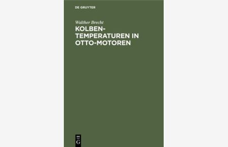Kolbentemperaturen in Otto-Motoren