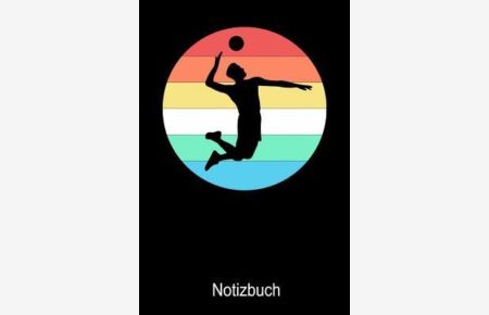 Volleyball Notizbuch: Notizbuch A5 dot grid 120 Seiten, Notizheft / Tagebuch / Reise Journal, perfektes Geschenk für Volleyballspieler