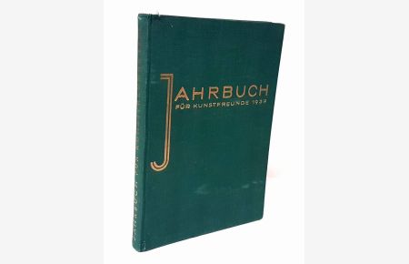 Jahrbuch für Kunstfreunde 1937.