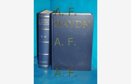 Joseph Haydn : Thematisch-bibliographisches Werkverzeichnis in 2 Bänden