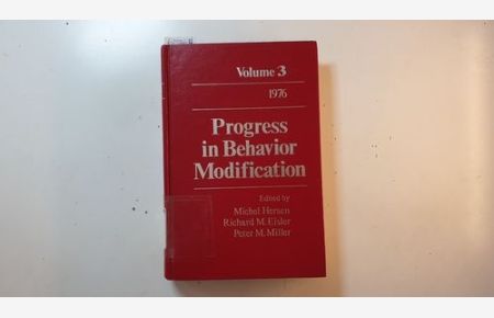 Progress in Behaviour Modification (Volume 3)