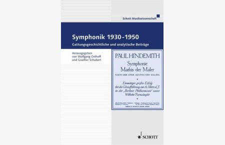 Symphonik 1930-1950  - Gattungsgeschichtliche und analytische Beiträge. Band 9.