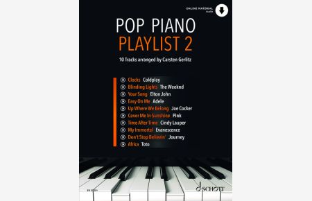 Pop Piano Playlist 2  - 10 Tracks - arranged by Carsten Gerlitz