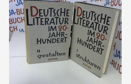 Deutsche Literatur im 20. Jahrhundert (2 Bände)