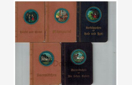 7 Deutsche Märchen in 5 Büchern von Brüder Grimm.