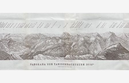 Panorama vom Tamischbachthurm 2034 m.   - Aufgenommen von Carl Haas.