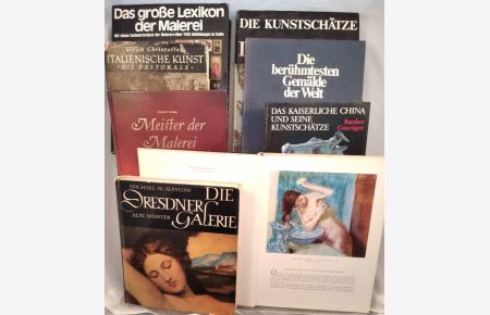 Kunst, thematisches Konvolut von 8 Bänden [8 Bücher].