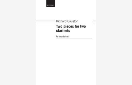 Two Pieces for Two Clarinets
