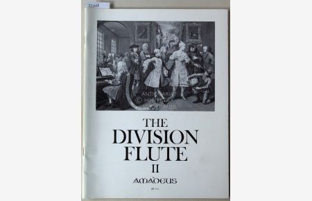The Division Flute II (1708), Containing the Newest Divisions Upon the Choicest Ground. Divisions für Altblockflöte und Basso continuo. [= BP 711]