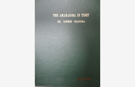 The Amarakosa in Tibet being a new Tibetan version by the great grammarian Si-tu.   - SATA-PITAKA-SERIES  Volume 38, Reproduced in original scripts and languages. Translated, annotated and critically evaluated by specialists of the East and West in a Series of Colectanea Founded by Raghu Vira.