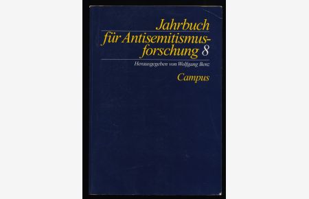 Jahrbuch für Antisemitismusforschung 8