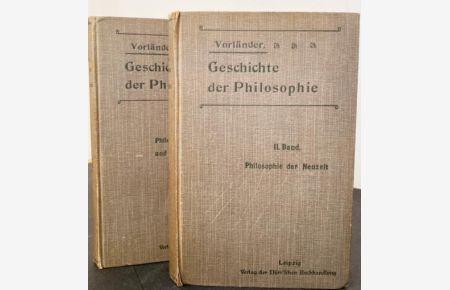 Geschichte der Philosophie. 2 Bände.