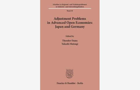 Adjustment Problems in Advanced Open Economies: Japan and Germany.