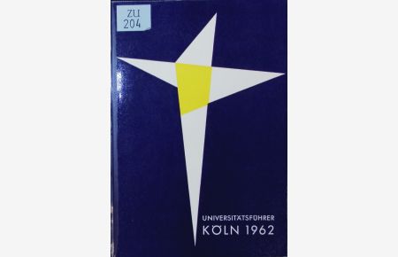 Universitätsführer Köln. 1962.