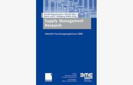 Supply Management Research  - Aktuelle Forschungsergebnisse 2008
