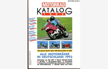 Motorrad Katalog 1993.