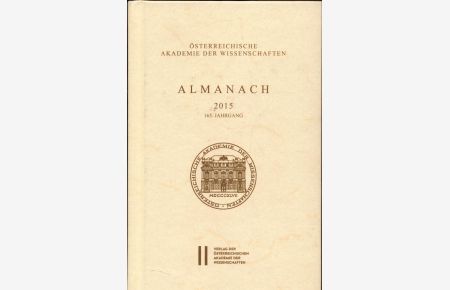 Almanach 2015  - 165. Jahrgang 2015