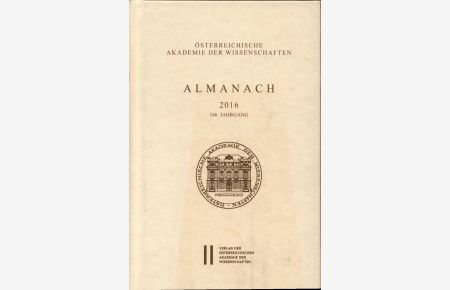 Almanach 2016  - 166. Jahrgang 2016