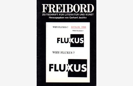 Freibord. Zeitschrift für Literatur und Kunst. Katalog 1994.