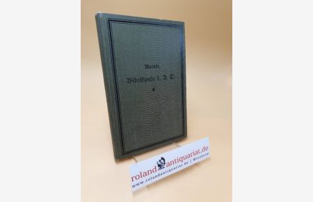 Hülfsbuch für den evangelischen Religionsunterricht in Lehrerbildungsanstalten ; Bibelkunde des Alten Testaments