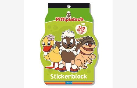 Trötsch Sandmann Stickerblock Pittiplatsch: Stickerblock Stickerbuch Beschäftigungsblock