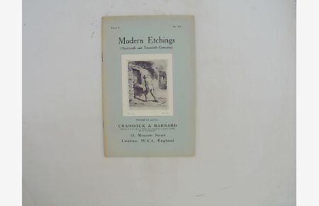 An Illustrated Catalogue of Modern Etchings  - Nr. 114
