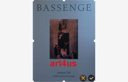 Bassenge :  - Wertvolle Bücher : Auktion 108 ; 13. Oktober 2016