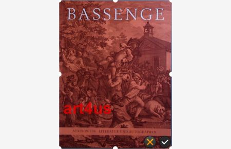 Bassenge :  - Literatur und Autographen : Literatur und Buchillustration des 17. - 19. Jahrhunderts ; Auktion 108 ; 14. Oktober 2016