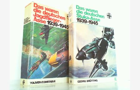 2 Bücher - 1. Das waren die deutschen Jagdflieger-Asse 1939-1945. / 2. Das waren die deutschen Stuka-Asse 1939-1945