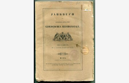 Jahrbuch der kaiserlich-königlichen geologischen Reichsanstalt: 1855, VI. Jahrgang, Nro. 1 (Jänner, Februar, März)