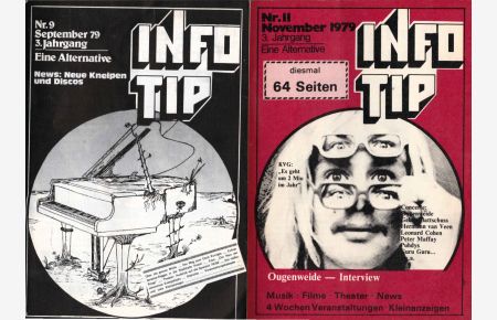 Info Tip. Eine Alternative ; 2 Heft. (Nr. 9, September 1979 ; Nr. 11, November 1979)