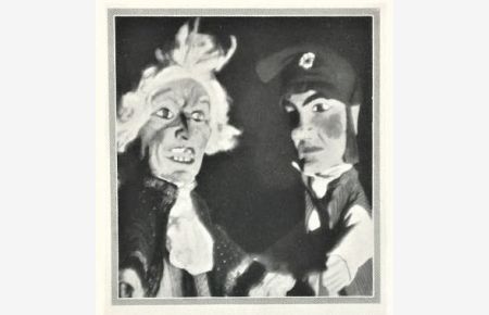 Das Puppentheater auf dem Dachboden. -- Vier fotografische Abbildungen. In: Illustrirte Zeitung, 30. Januar 1930 (Nr. 4429).