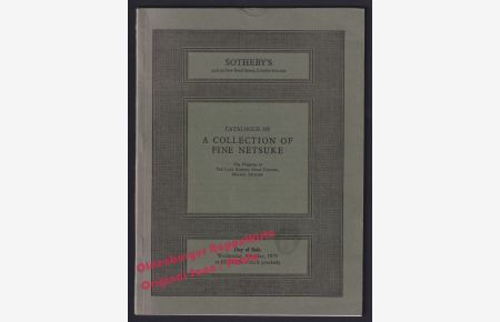 Catalogue of Collection of Fine Netsuke: Wednesday, 9th May, 1979 - Sotheby's Staff