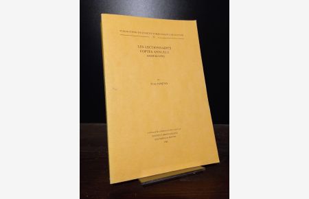 Les Lectionnaires Coptes Annuels Basse-Egypte. [Par Ugo Zanetti]. (= Publications de L'Institut Orientaliste de Louvain, vol 33).