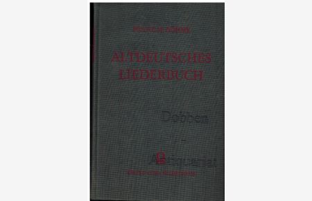 Altdeutsches Liederbuch. Volkslieder der Deutschen nach Wort und Weise aus dem 12. bis zum 17. Jahrhundert. Reprint der Ausgabe Leipzig 1877.