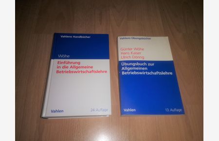 Wöhe, Einführung in die Allgemeine Betriebswirtschaftslehre + Übungsbuch / Paket, Bundle, Set
