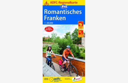 ADFC-Regionalkarte Romantisches Franken, 1:60. 000, mit Tagestourenvorschlägen, reiß- und wetterfest, E-Bike-geeignet, GPS-Tracks Download (ADFC-Regionalkarte 1:60. 000)