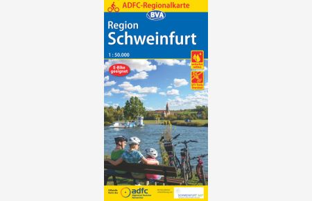 ADFC-Regionalkarte Schweinfurt, 1:50. 000, mit Tagestourenvorschlägen, reiß- und wetterfest, E-Bike-geeignet, GPS-Tracks Download (ADFC-Regionalkarte 1:50. 000)