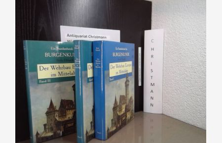 Der Wehrbau Europas im Mittelalter, 3 Bände  - Unveränderter Reprint der Ausgabe 1939 (I), 1958, (II,III). Herausgegeben von der Deutschen Burgenvereinigung.