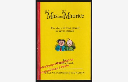Max and Maurice: the story of two rascals in seven pranks (1969) - Busch, Wilhelm