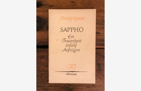 Sappho: Ein Trauerspiel in fünf Aufzügen