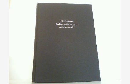 Das Buch vom Schwarzen Adler-Orden.