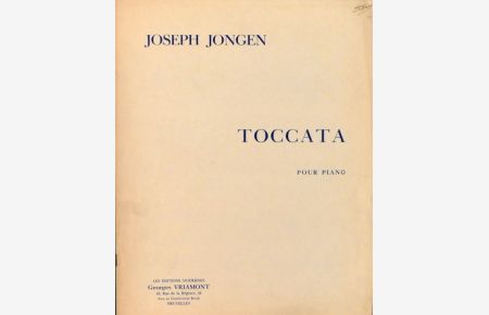 Toccata pour piano. Op. 91