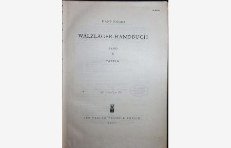 Wälzlager-Handbuch.