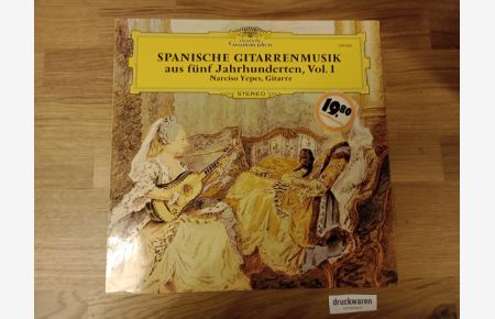 Spanische Gitarrenmusik aus 5 Jahrhunderten. Vol. 1 [Vinyl/LP].