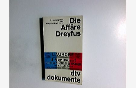 Die Affäre Dreyfus.   - dtv[-Taschenbücher] ; 112