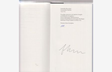 Gesammelte Gedichte : 1939-2003.   - Hrsg. von Marcel Beyer.