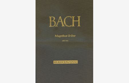 Magnificat D-Dur. BMV 243 Klavierauszug // Magnificat D major vocal score