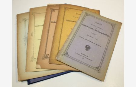 Bericht über die Thätigkeit des Landesverbandes für Fremdenverkehr in Tirol 1896, 1898, 1900, 1901, 1902.